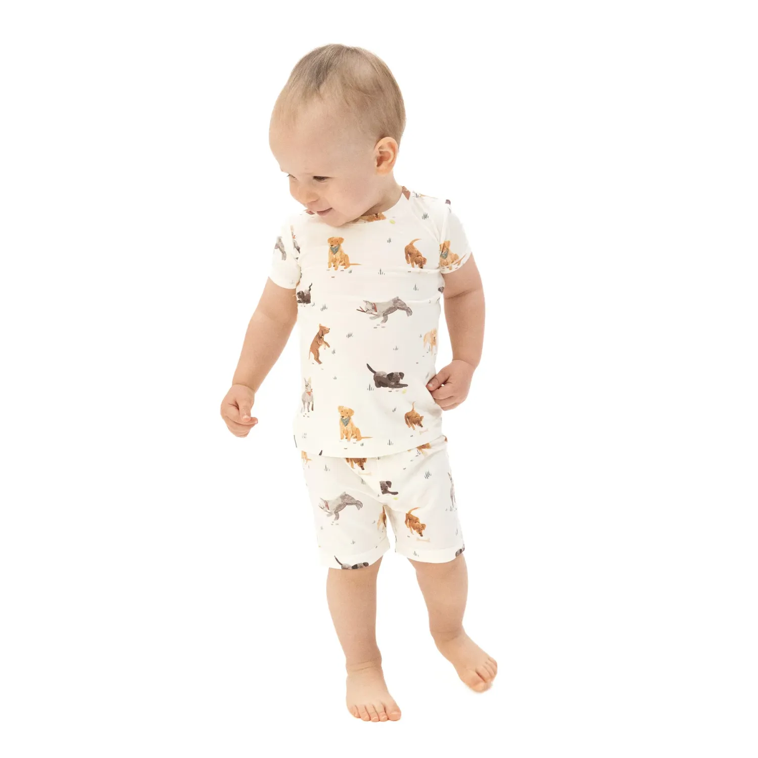 CH Watercolor Puppies Lounge Set