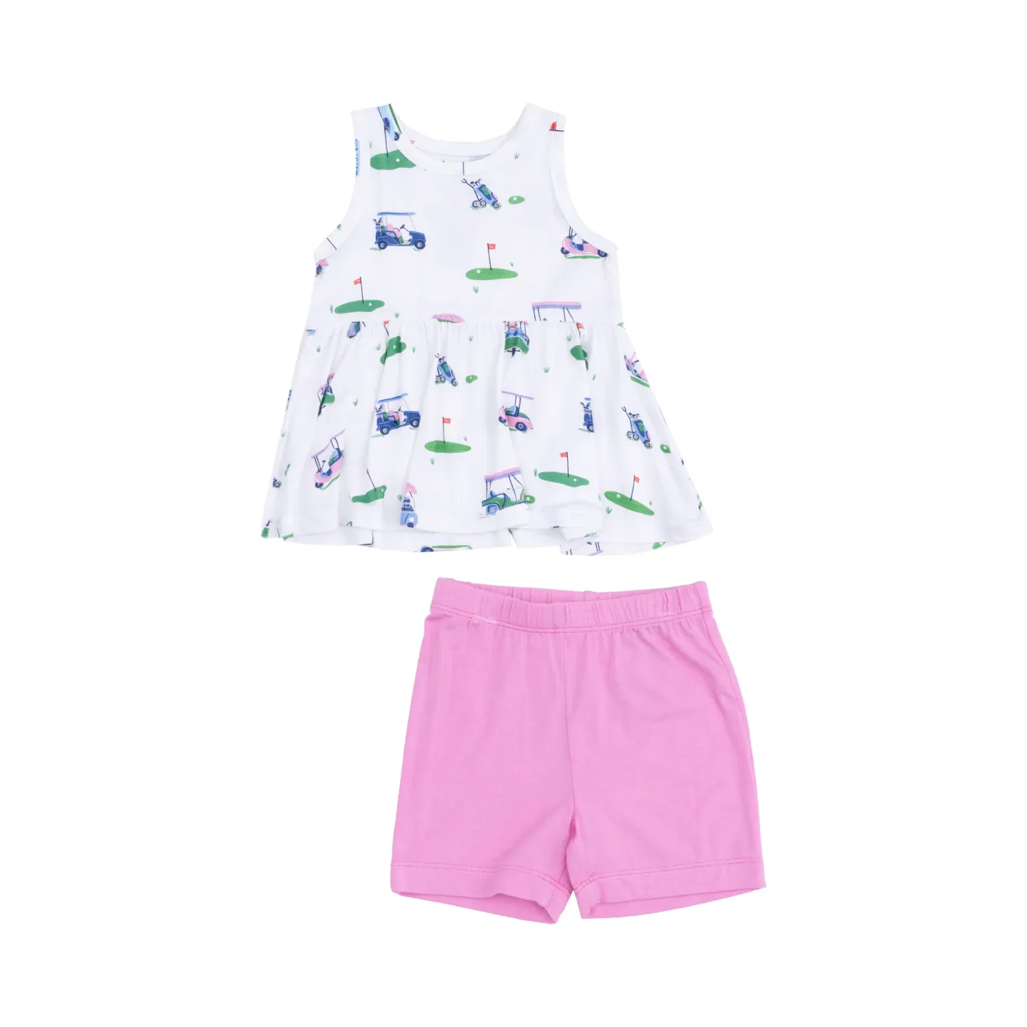 CH Vintage Golf Carts Pink Set