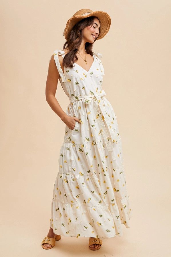 RD All Over Embroidered Maxi