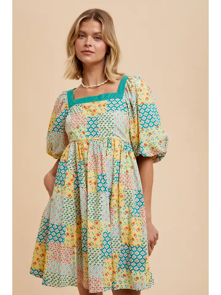 RD Patchwork Floral Mini