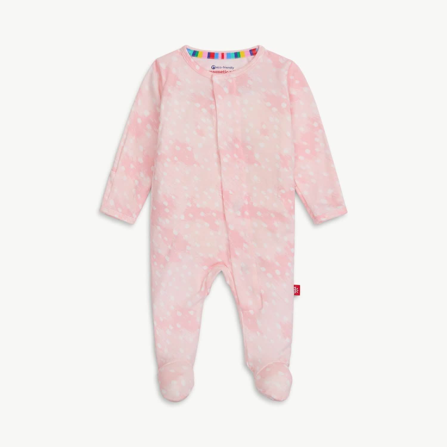 CH Pink Doeskin Footie