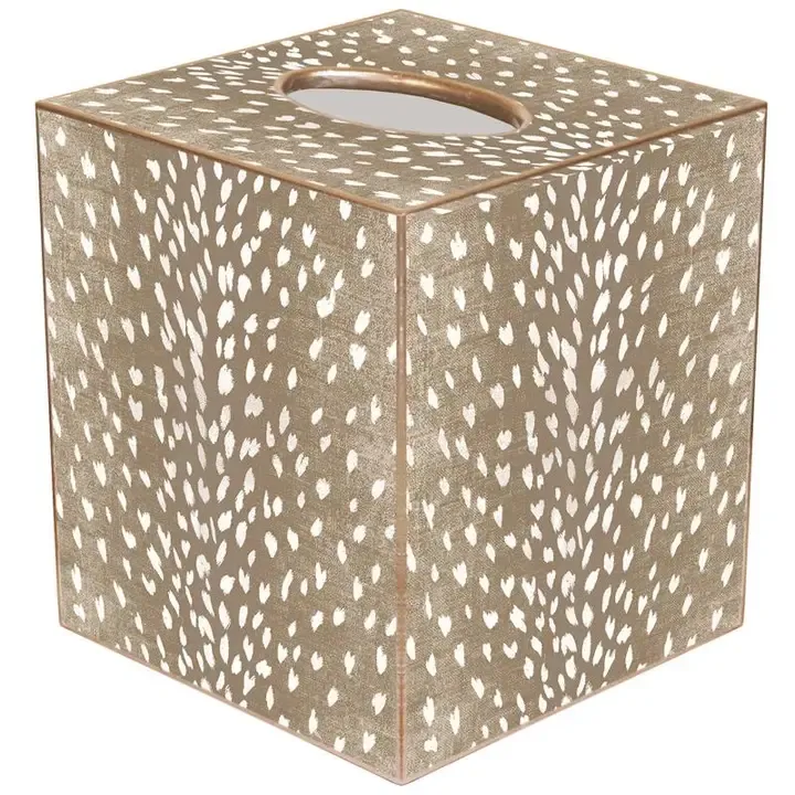 VG Tan Antelope Tissue Box Cover