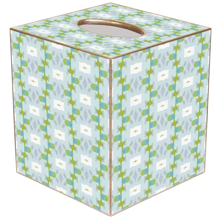 VG Chloe Blue Tissue Box Cover