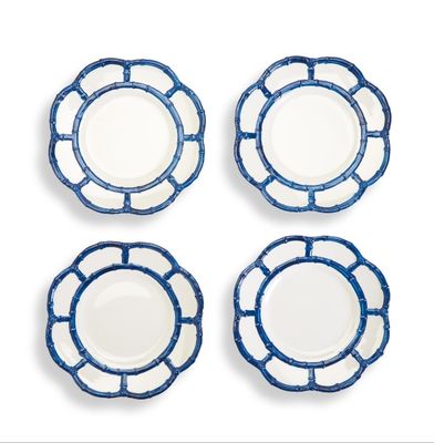 VG Bamboo Salad Plate-Navy