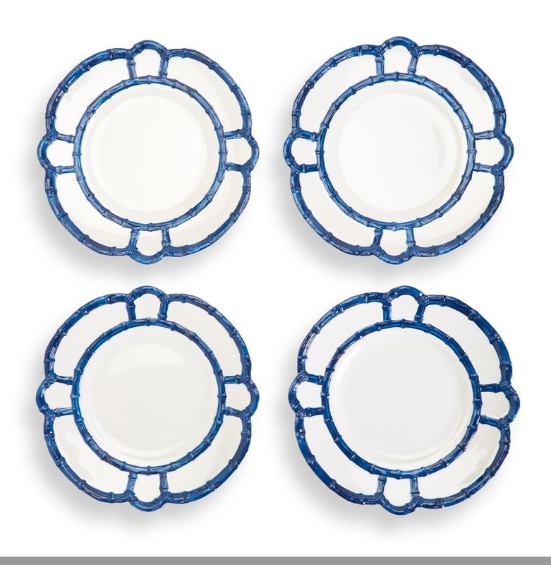 VG Bamboo Plates-Navy