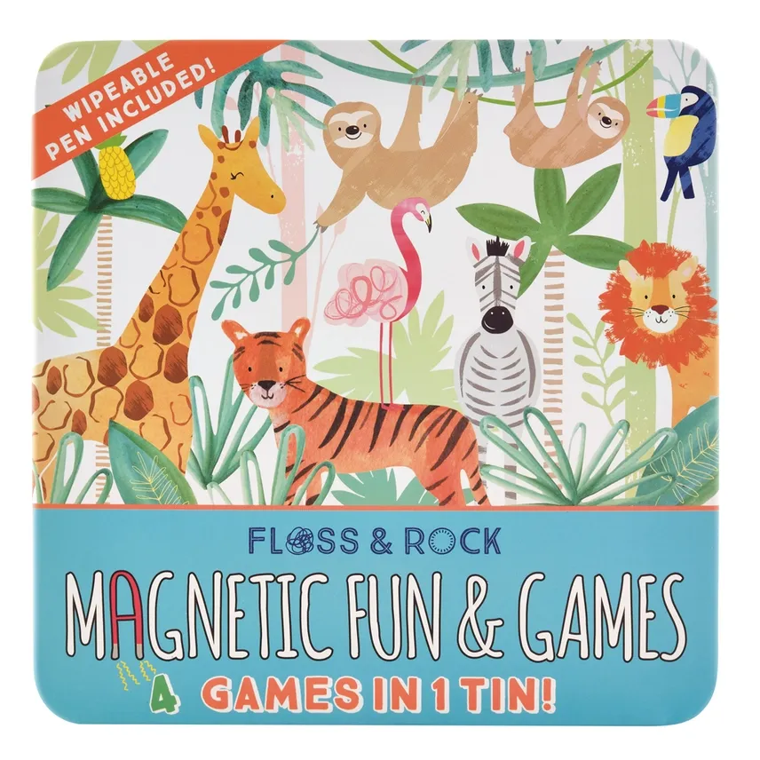 CS Magnetic Fun &amp; Games Tin-Jungle
