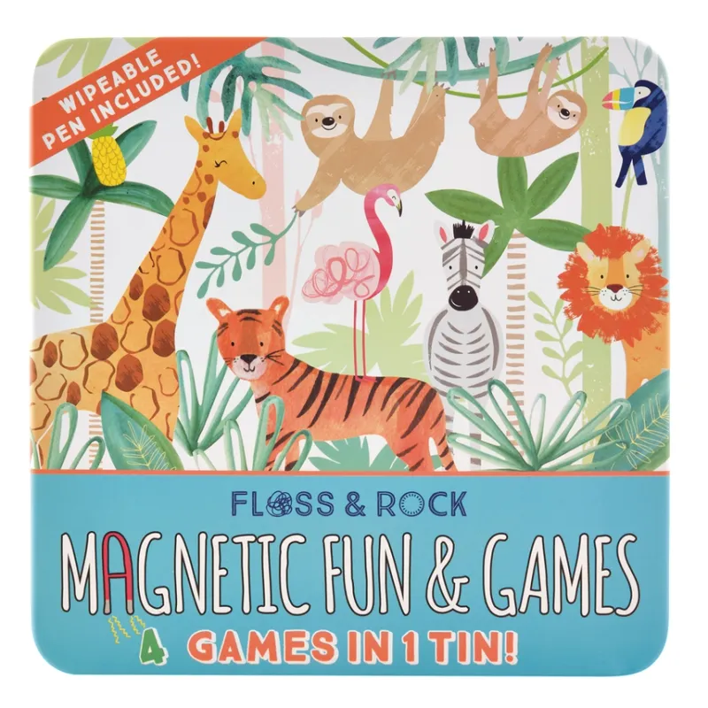 CS Magnetic Fun &amp; Games Tin-Jungle