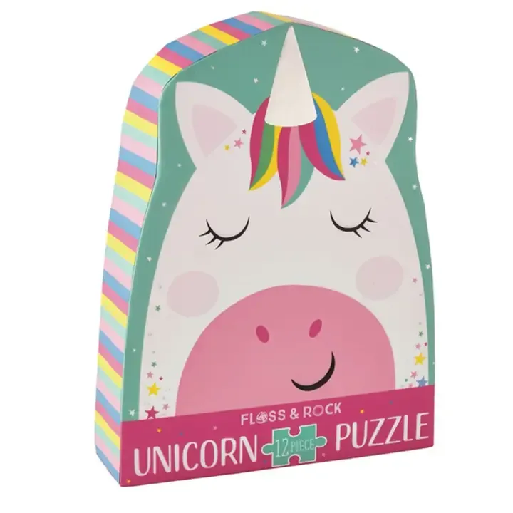 CS 12 Pc Shaped Jigsaw-Unicorn