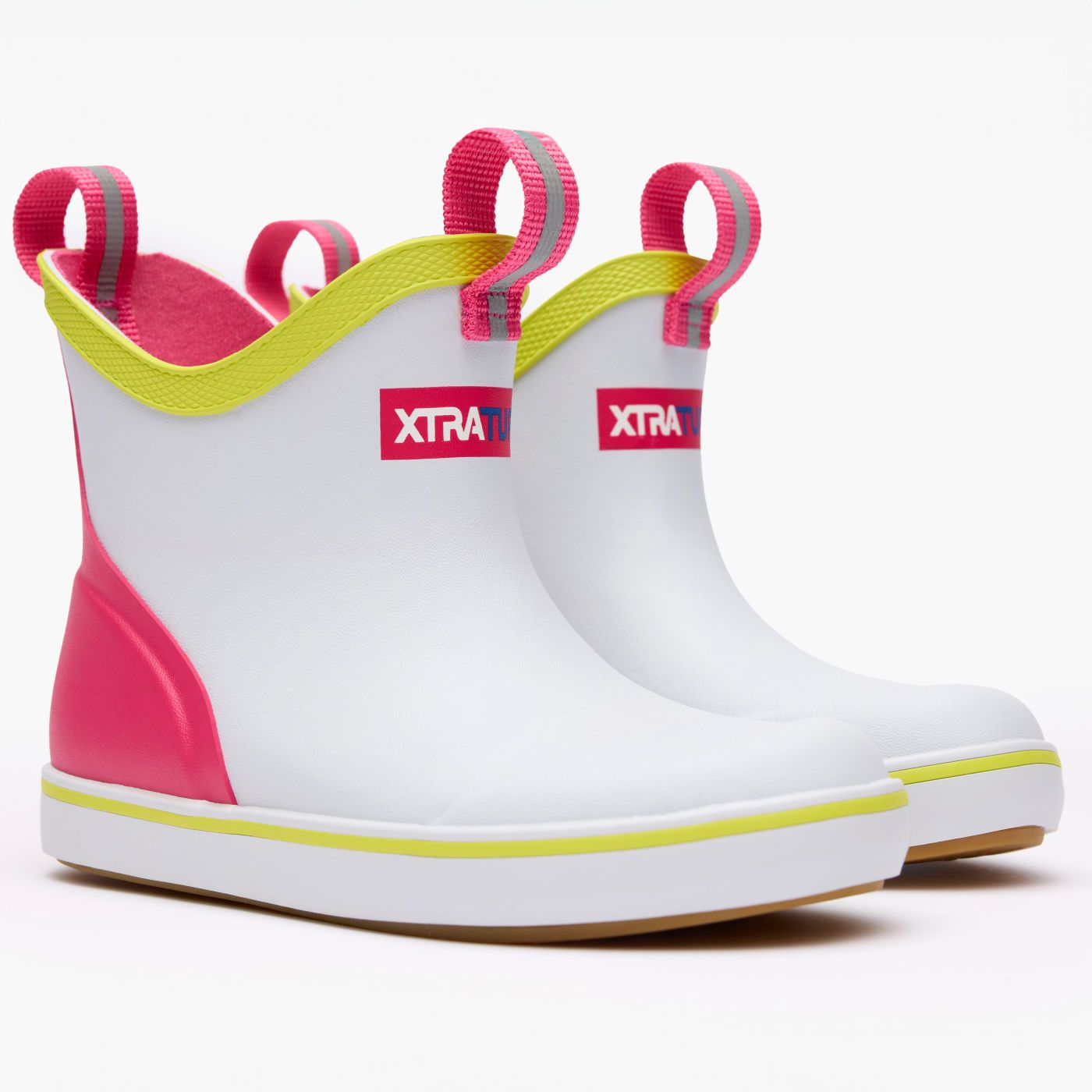 BC Ankle Deck Boot Youth-White Multi Pink