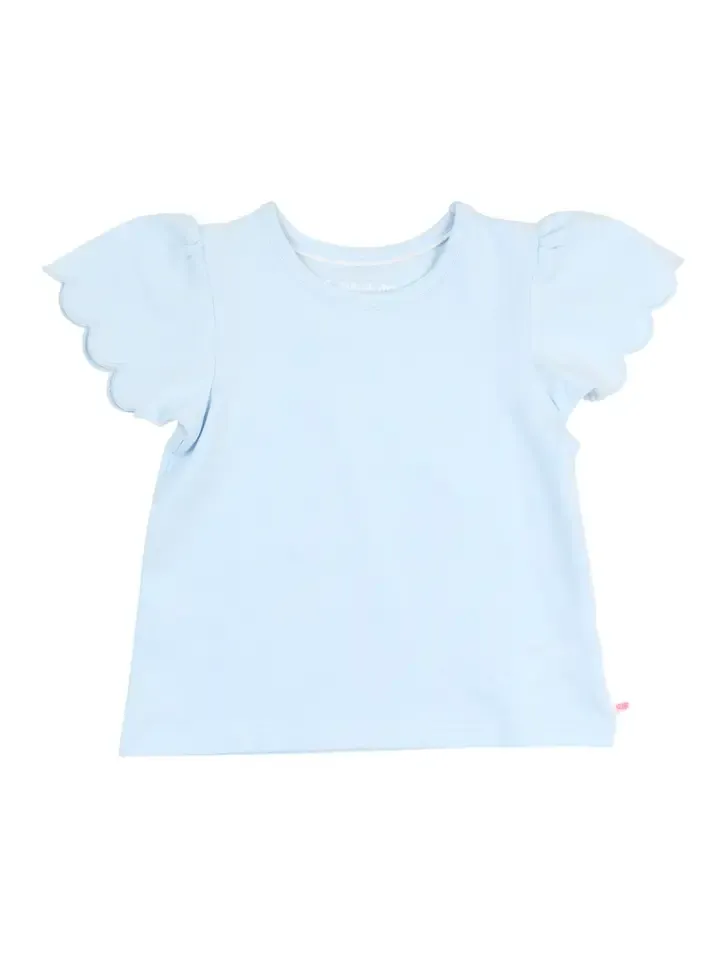 Lt. Blue Scallop Tee