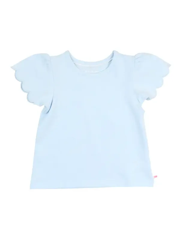 Lt. Blue Scallop Tee