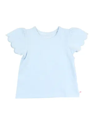 Lt. Blue Scallop Tee