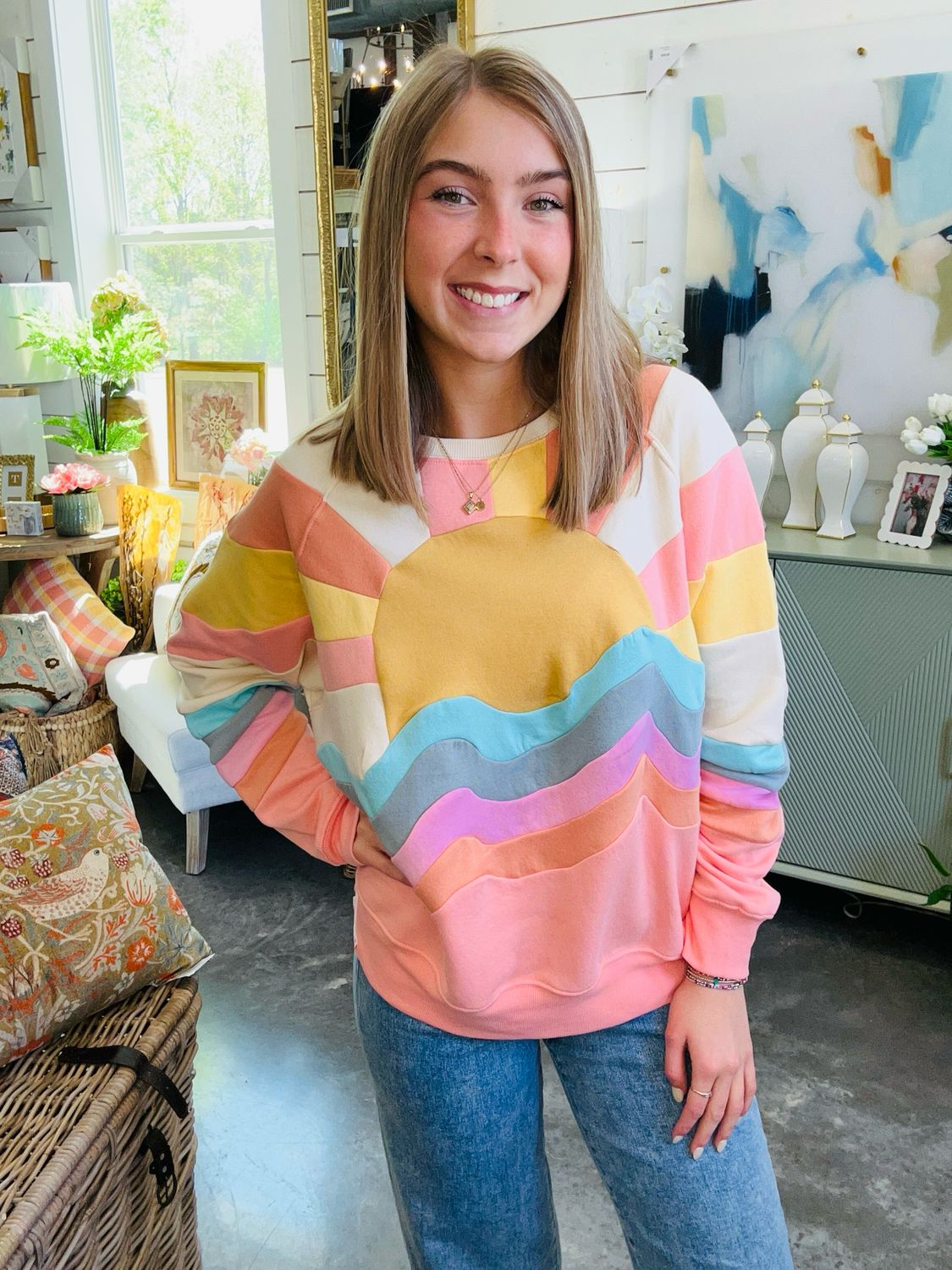 VG Patch Sun Sweatshirt