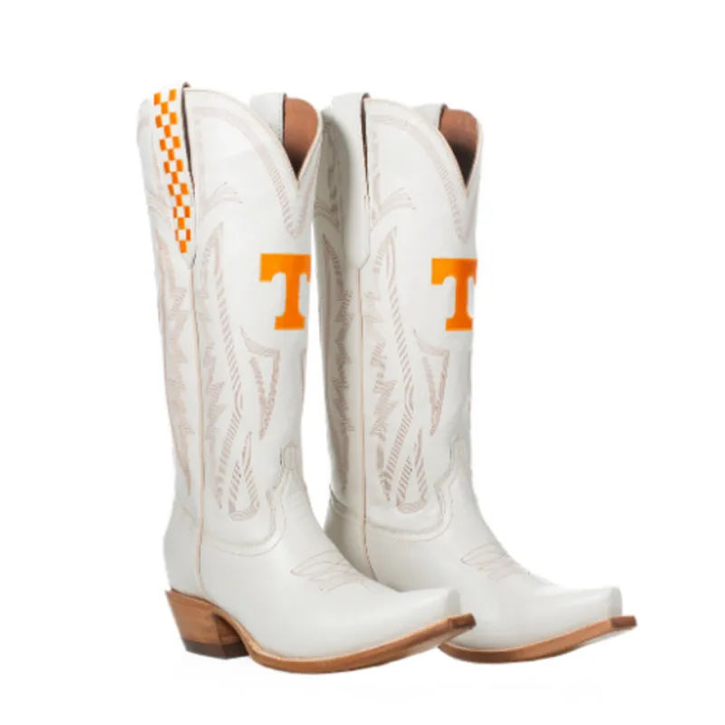 Gameday Women&#39;s Ivory Western Boot-TN