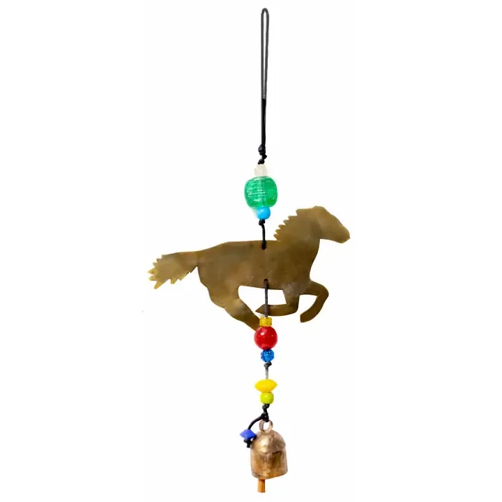 VG The Single Horse W/ Beads &amp; Bell