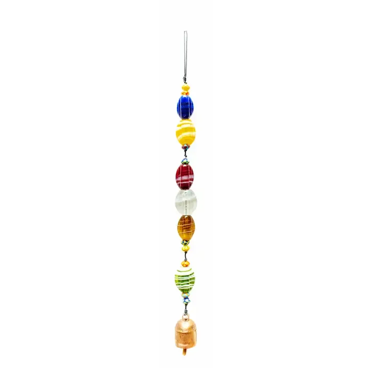 VG The Oval Stripes/Bead Wind Chime