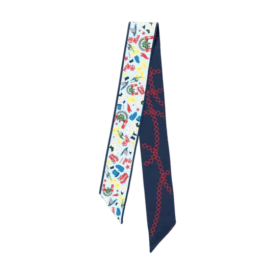 RD Ole Miss Rebel Skinny Scarf
