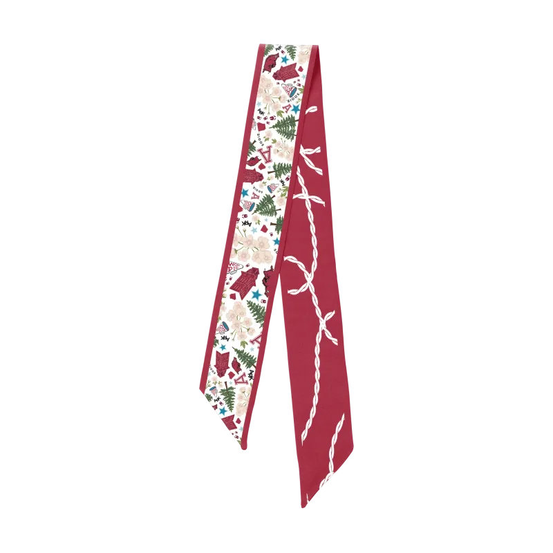 RD Arkansas Razorbacks Skinny Scarf