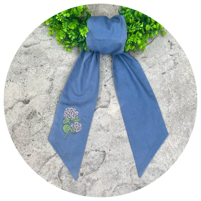 Denim Linen Sash