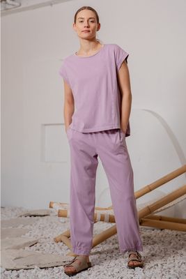 CH Sunday Flows Top-Dusty Lavender