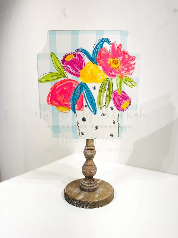 101 Flowers Cut Corner Topper