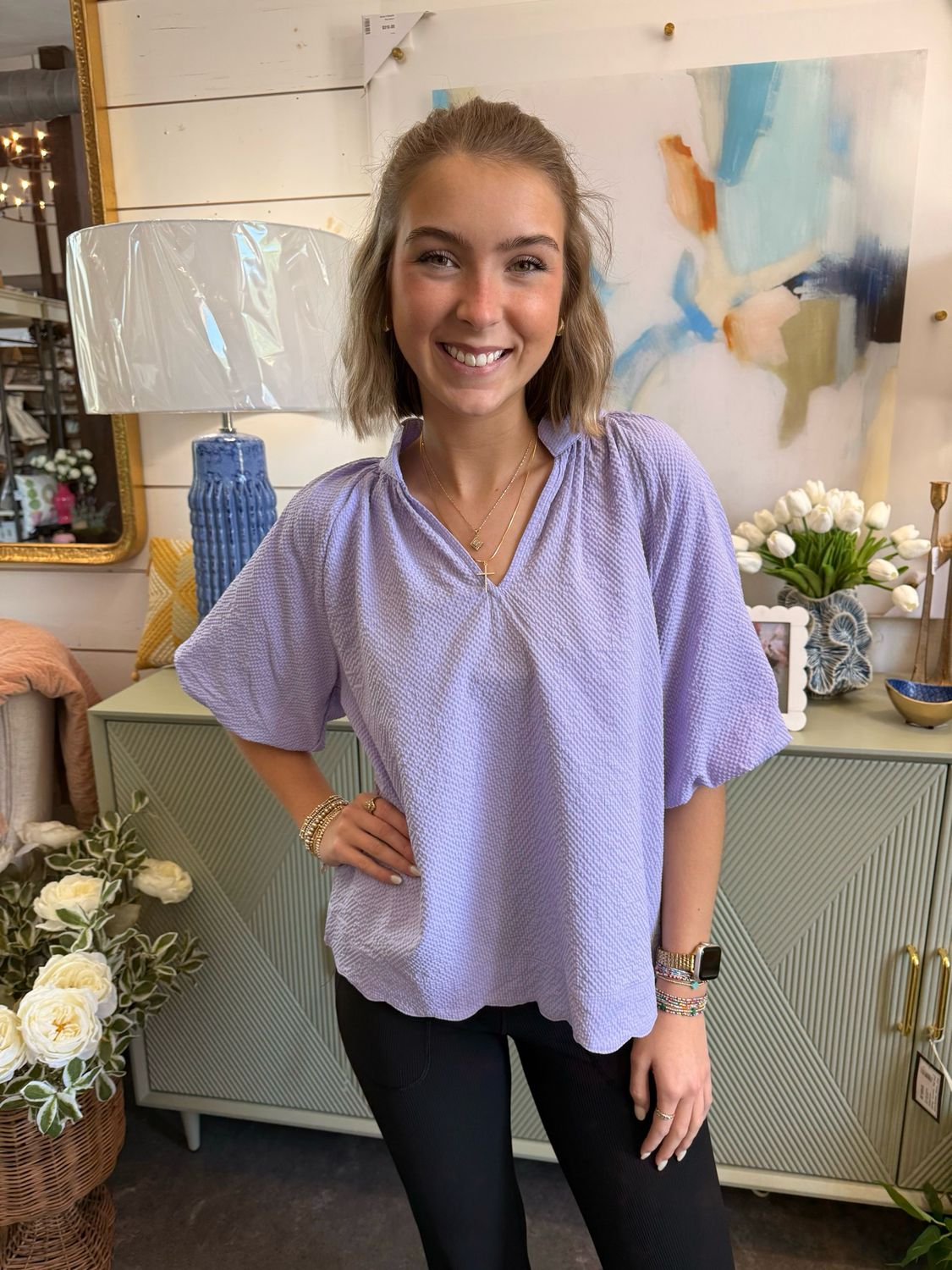 The Float Top-Lavender