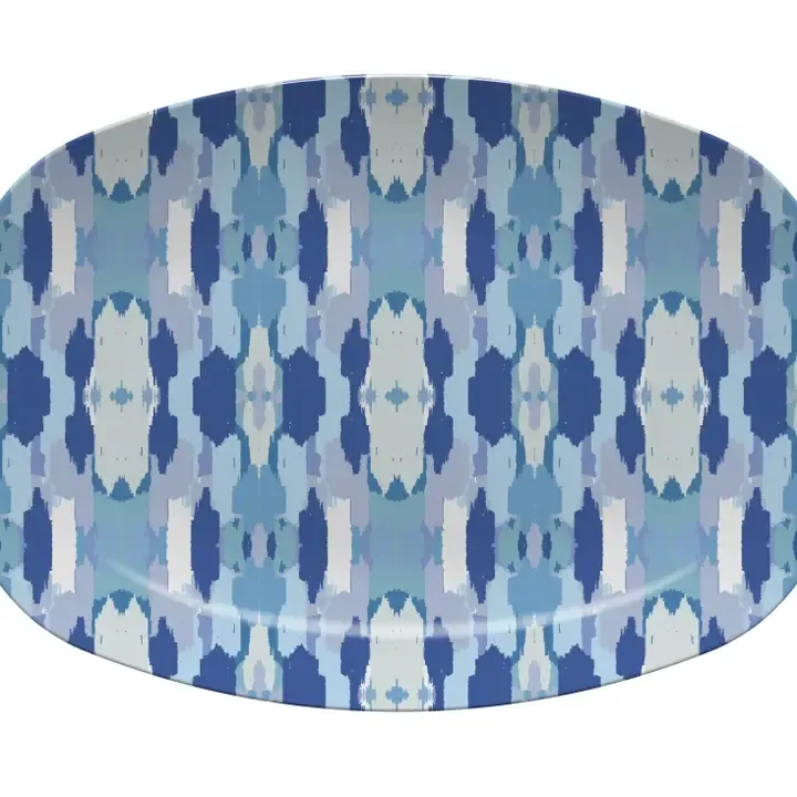 Belmont Platter-Blue