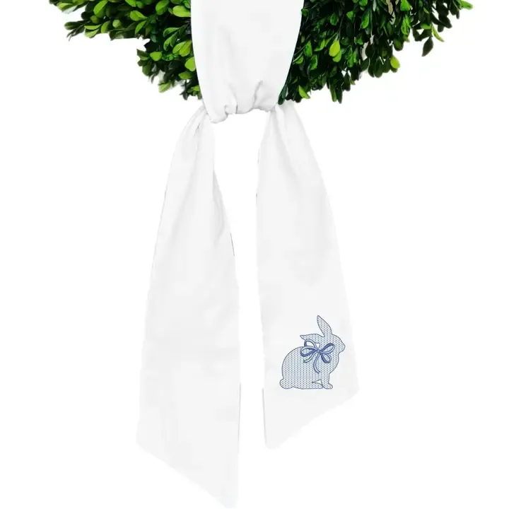 Bow Bunny Wreath Sash