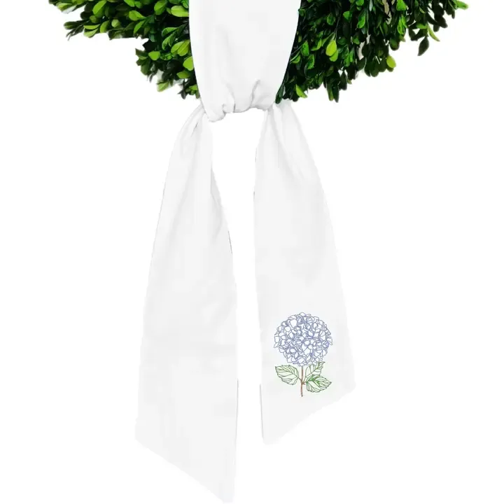 Simple Hydrangea Wreath Sash