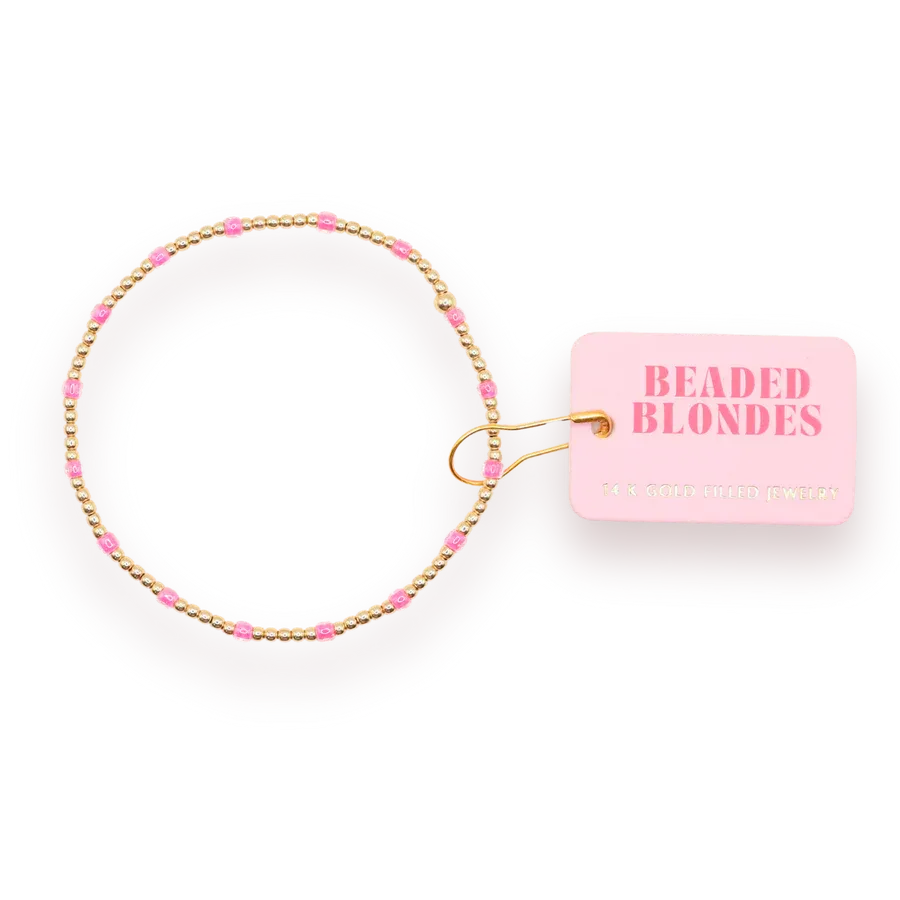 VG Hot Pink Dainty Poppi Bracelet