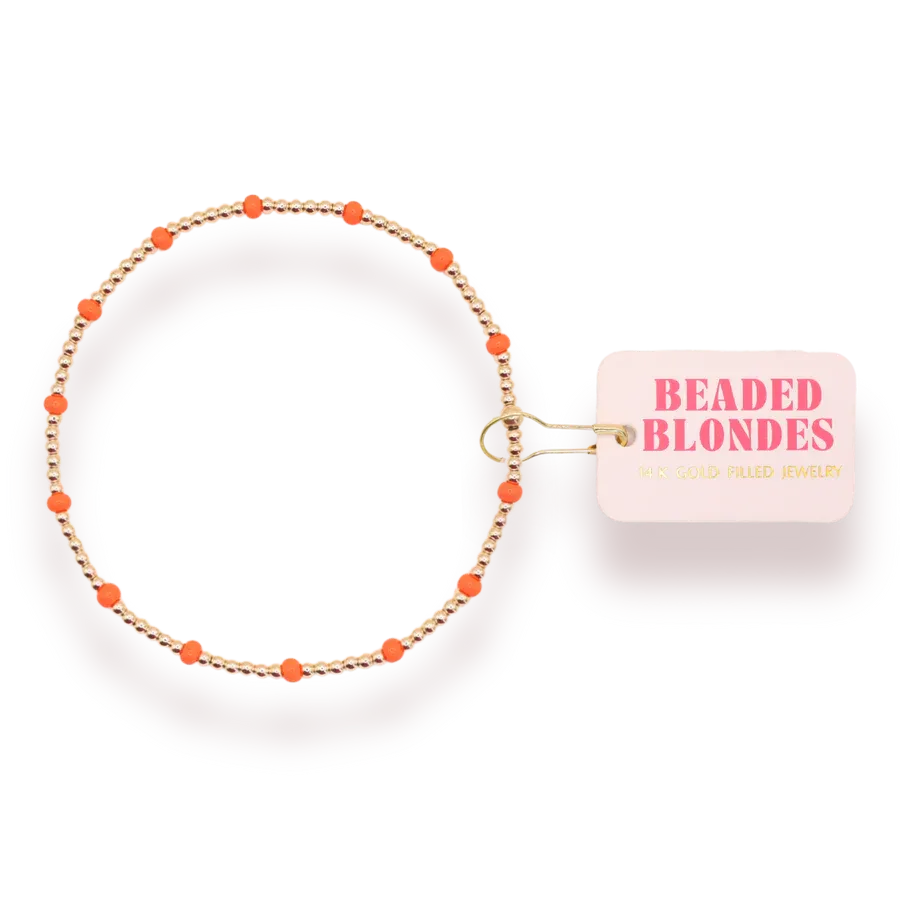 VG Orange Dainty Poppi Bracelet