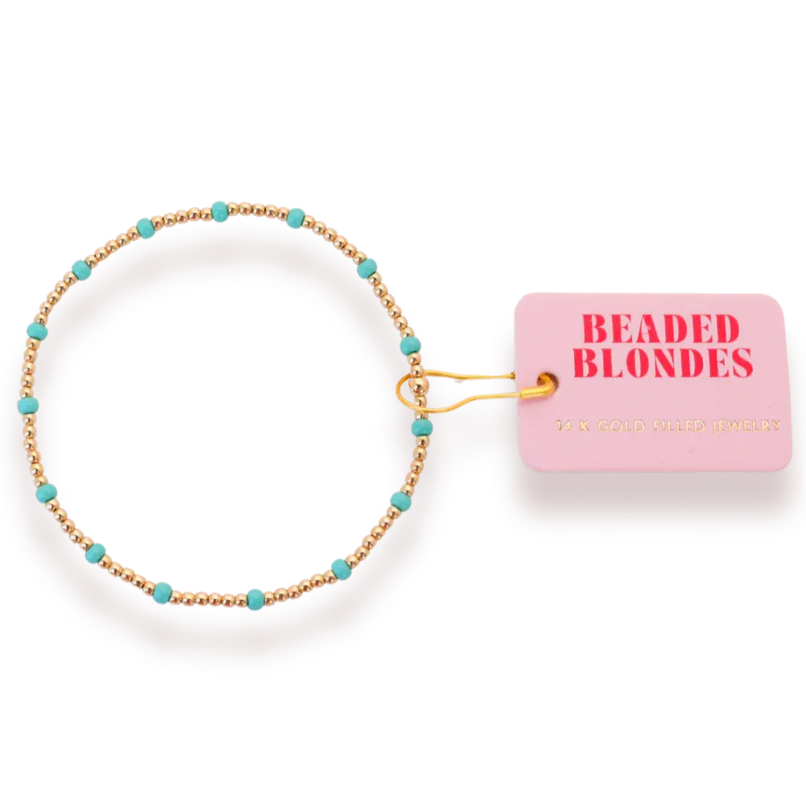 VG Turquiose Dainty Poppi Bracelet