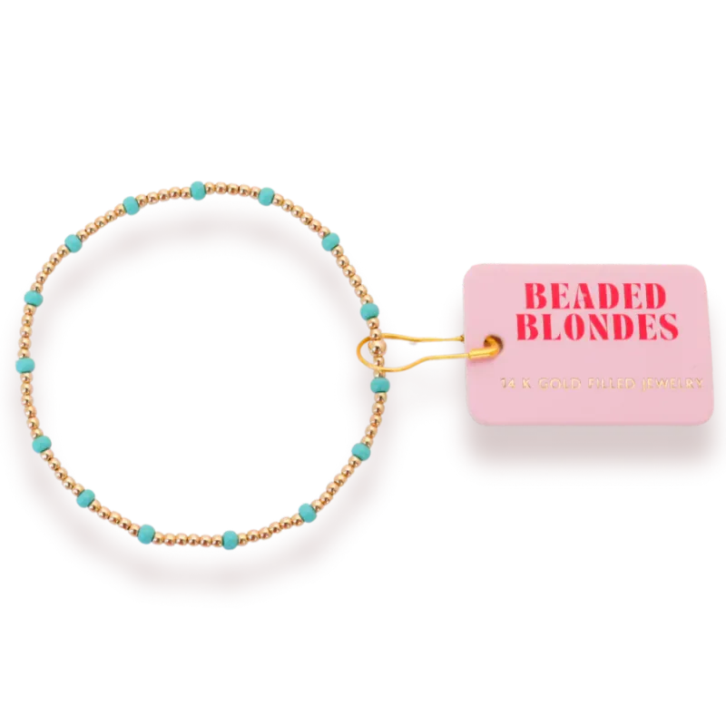 VG Turquiose Dainty Poppi Bracelet