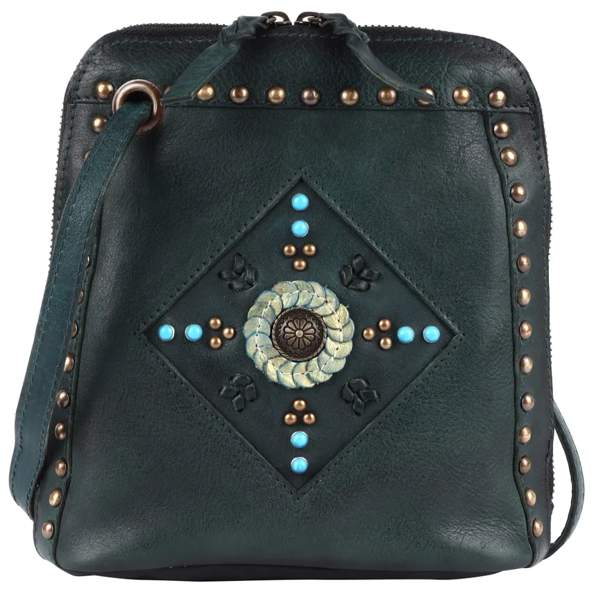 Levi Crossbody-Teal