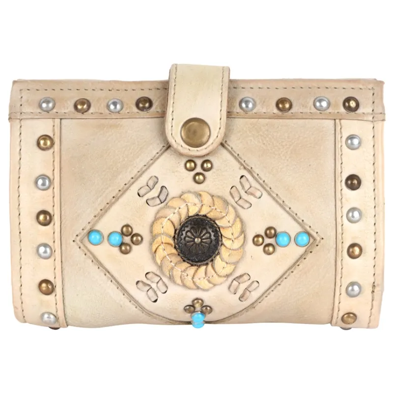 Woodstock Wallet-Beige