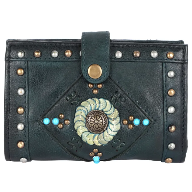 Woodstock Wallet-Teal
