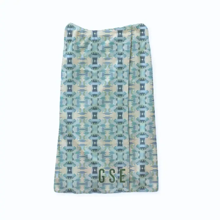 Spa Wrap Towel-Mila Blue