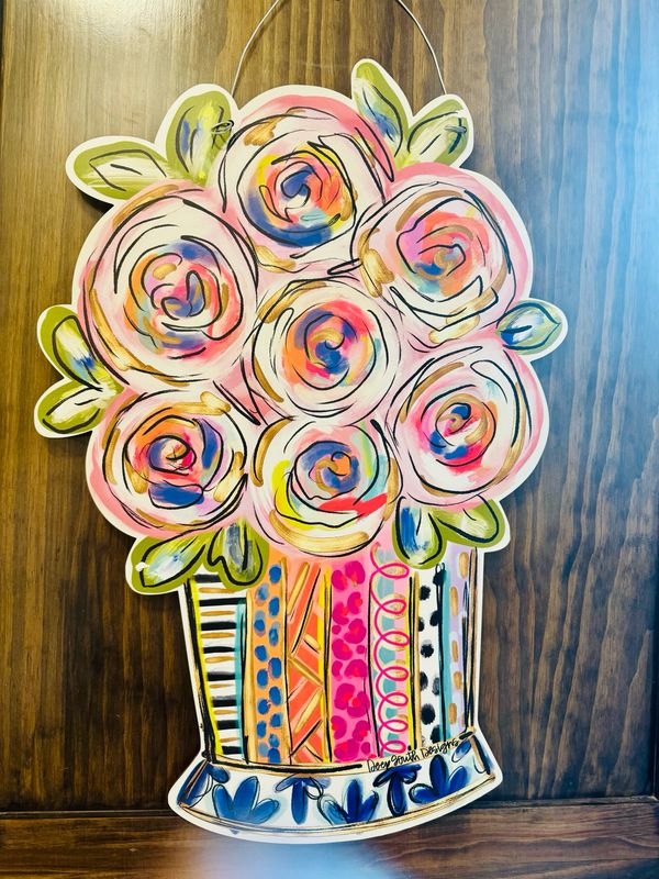 VG Burst of Blooms Door Hanger