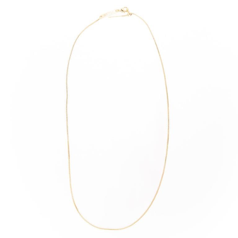 Luxe Box Chain Necklace 18&quot;