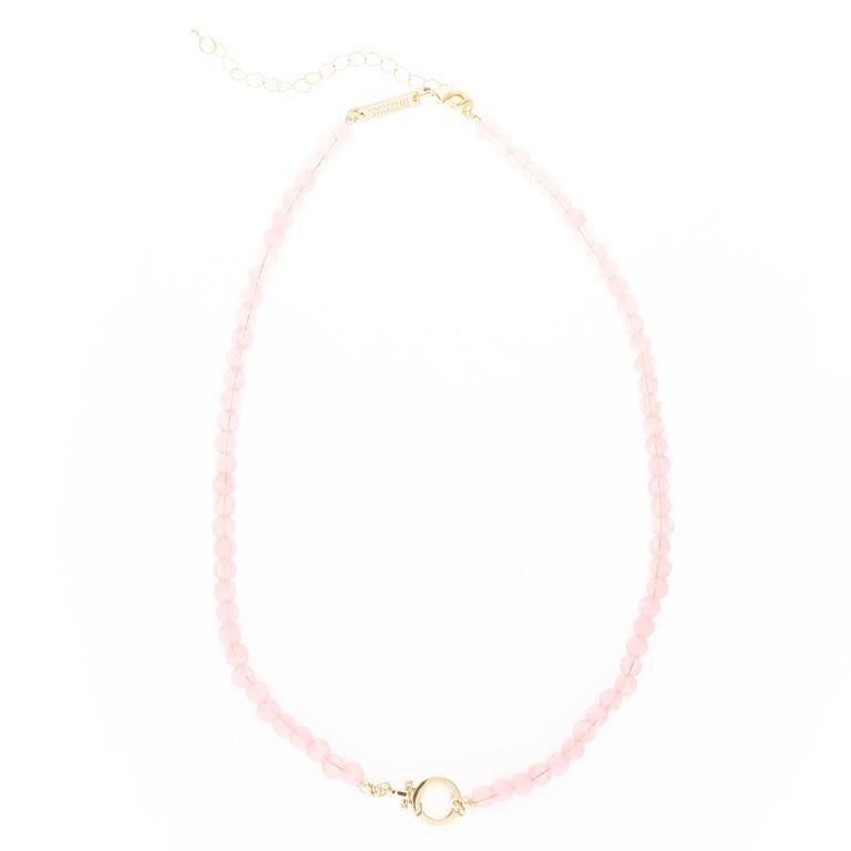 Thea Necklace-Blush