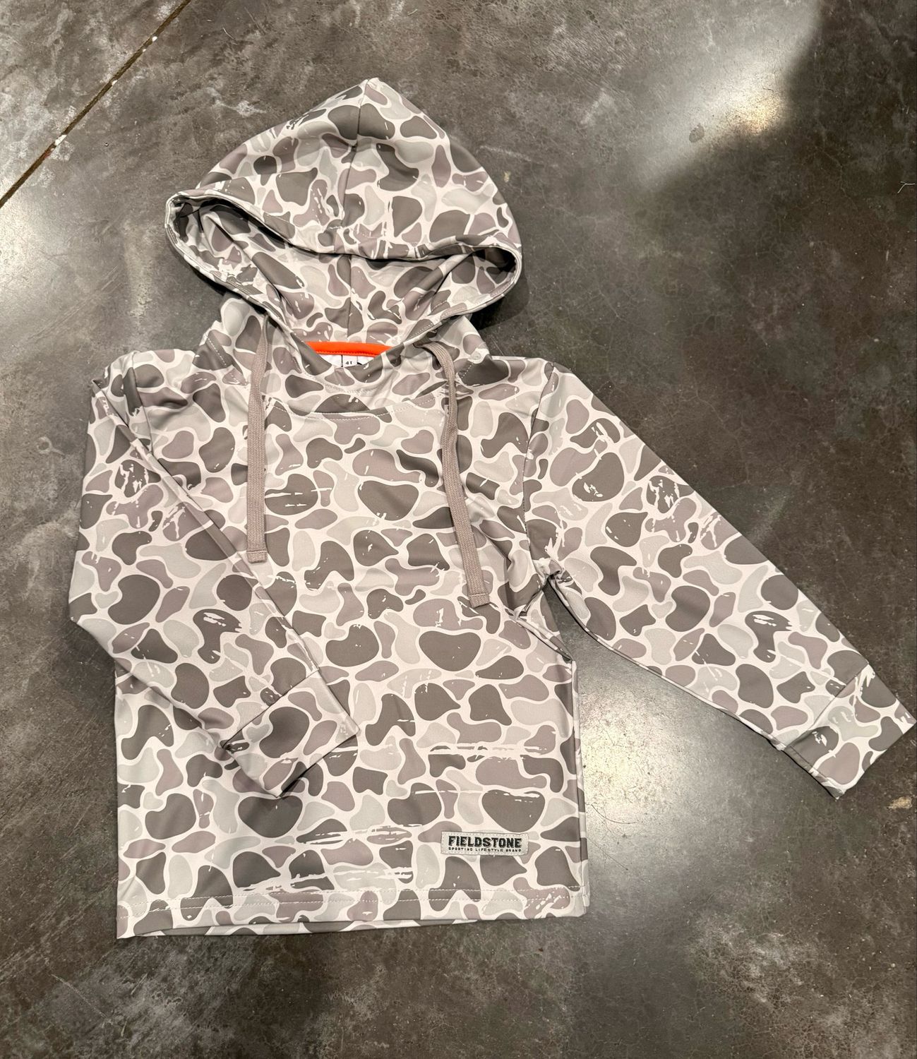 Youth Marsh Camo Perf Hoodie