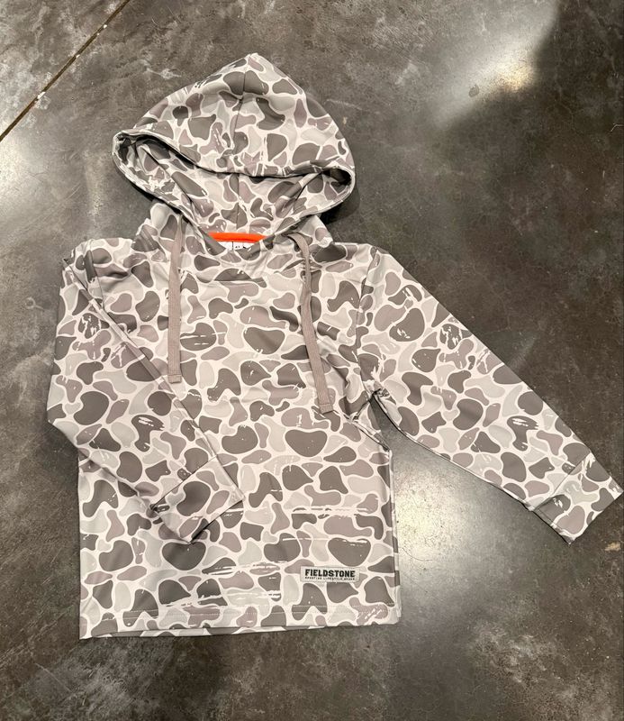 Youth Marsh Camo Perf Hoodie