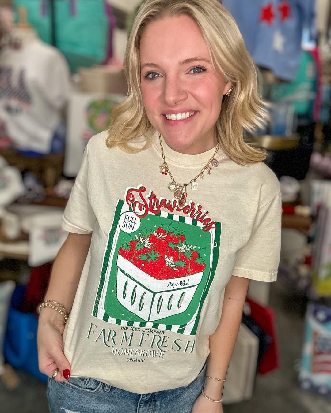 Farm Fresh Strawberries Tee