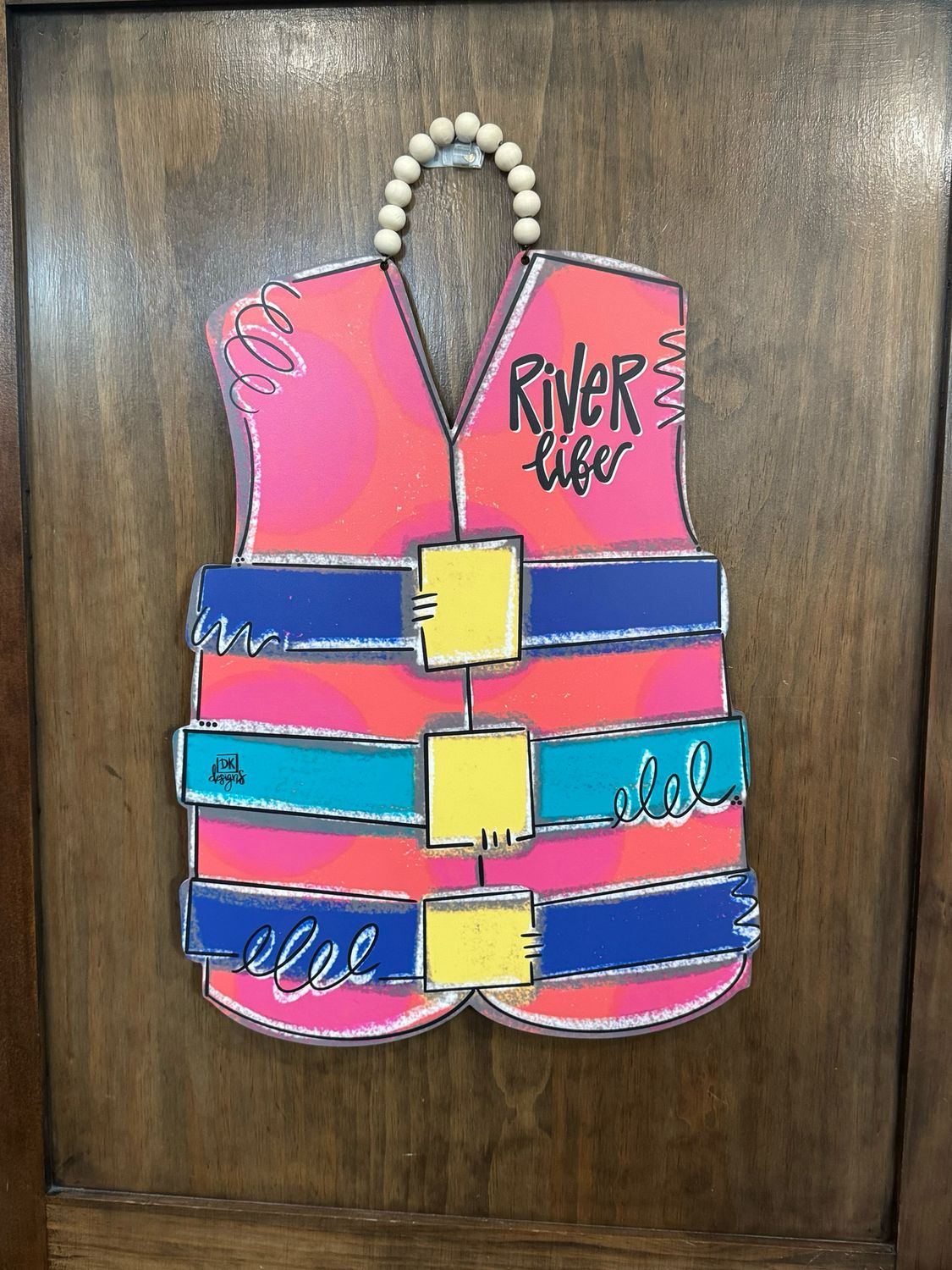River Life-Life Jacket Doorhanger