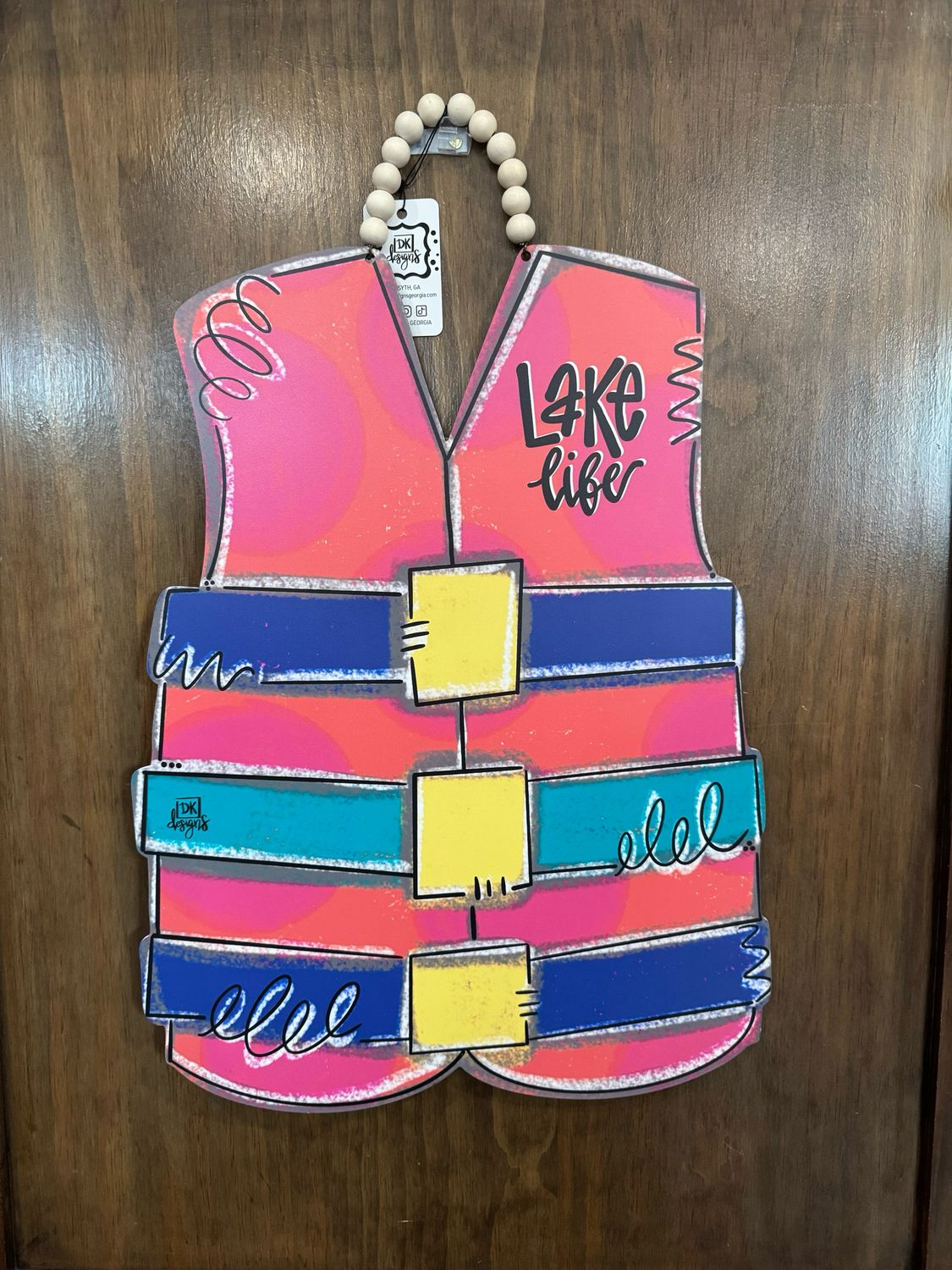 Lake Life-Life Jacket Doorhanger