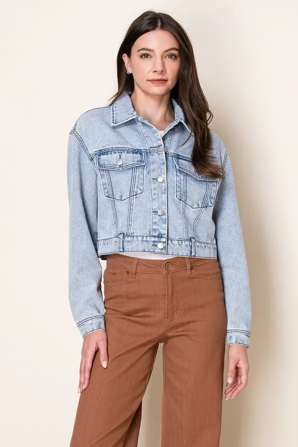RD The Rebel Crop Jean Jacket