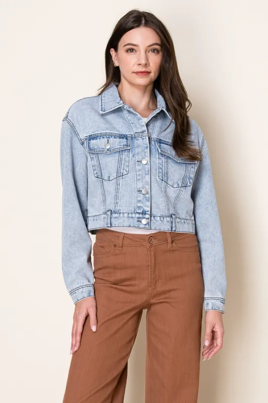 RD The Rebel Crop Jean Jacket