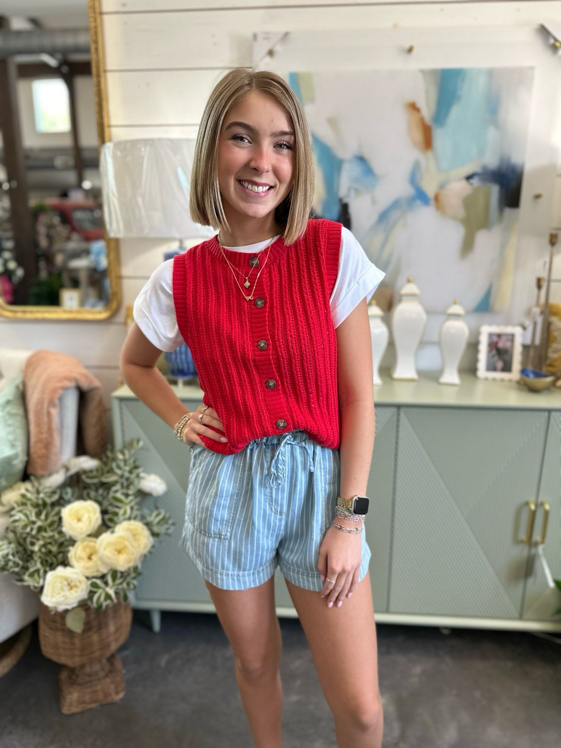 RD Tide &amp; Stripe Shorts