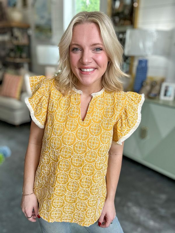 BW Brooklyn Top-Mustard