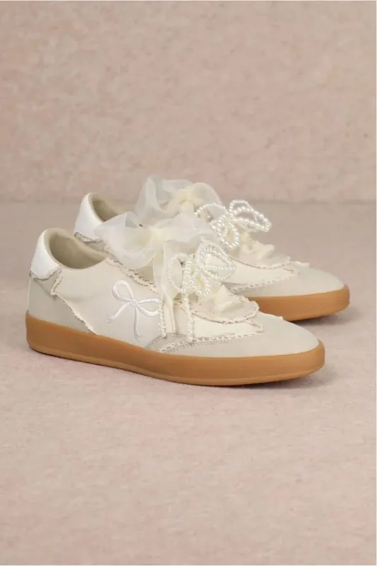 Julie Bow Lace Sneakers